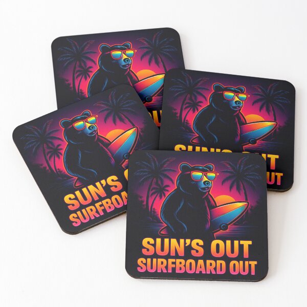 Item preview, Surfing Enthusiast Bear designed and sold by Jakarprint.