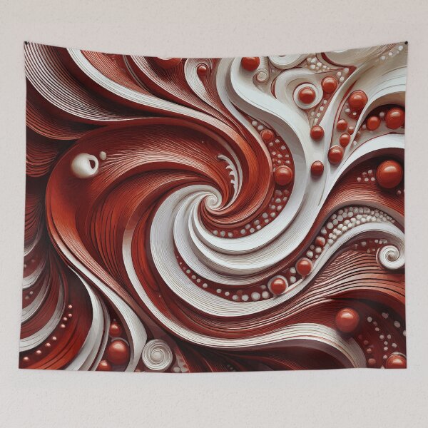 Item preview, Colorful Abstract Fibonacci Art 128 designed and sold by Vicky Brago-Mitchell®.