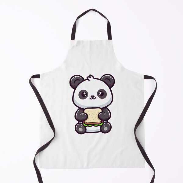 Item preview, Cartoon Panda Holding a Sandwich designed and sold by Confuzz1ed.