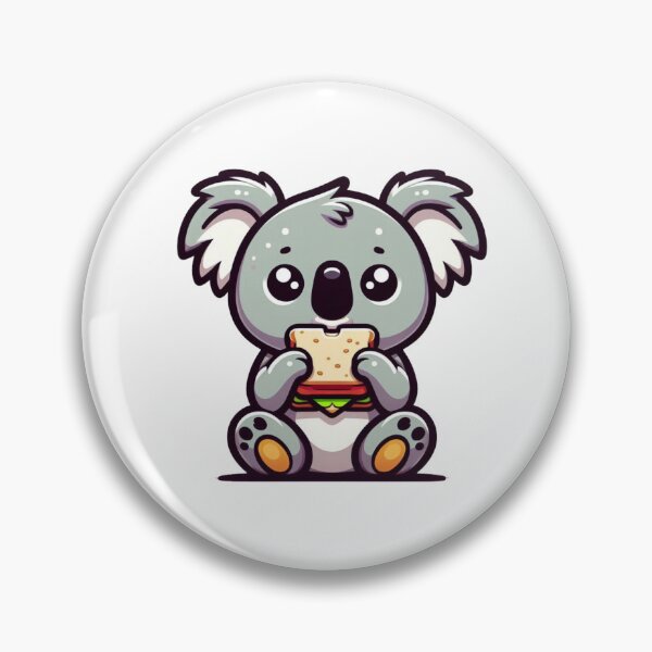 Item preview, Cartoon Koala Eating a Sandwich designed and sold by Confuzz1ed.