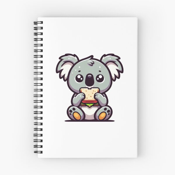 Artikelvorschau, Cartoon-Koala isst ein Sandwich entworfen und verkauft von Confuzz1ed.