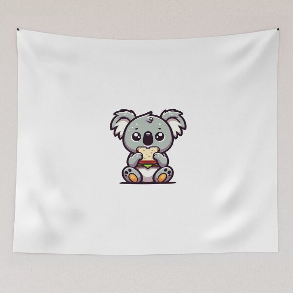 Item preview, Cartoon Koala Eating a Sandwich designed and sold by Confuzz1ed.