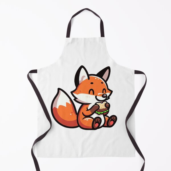 Item preview, Cartoon Fox Eating a Sandwich designed and sold by Confuzz1ed.