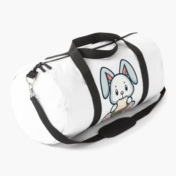 Item preview, Cartoon Bunny Eating a Sandwich designed and sold by Confuzz1ed.