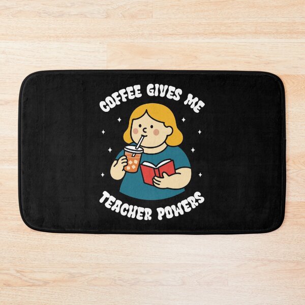 Item preview, Coffee gives me teacher powers - cute teacher designed and sold by Chonkz.