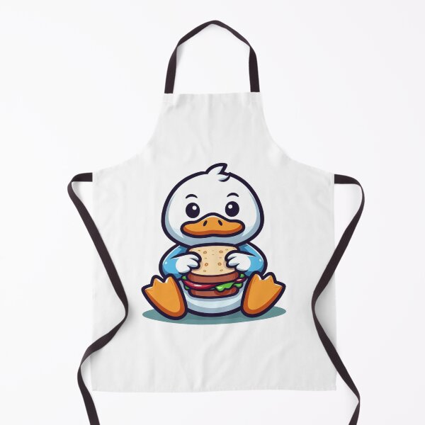 Item preview, Cartoon Duck Eating a Sandwich designed and sold by Confuzz1ed.