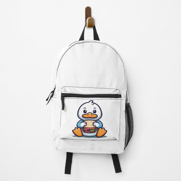 Item preview, Cartoon Duck Eating a Sandwich designed and sold by Confuzz1ed.