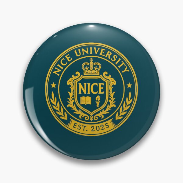 Item preview, NICE University Emblem – Ivy League Parody Seal designed and sold by BOYNICE.