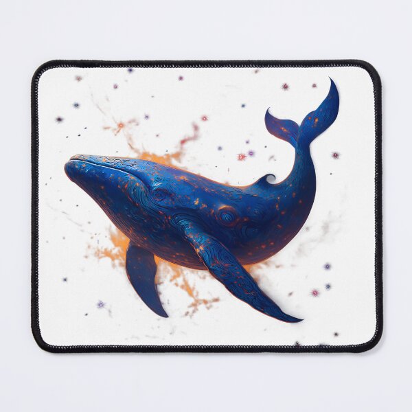 Item preview, Celestial Space Whale - Cosmic Glow Art designed and sold by PufftailStudio.