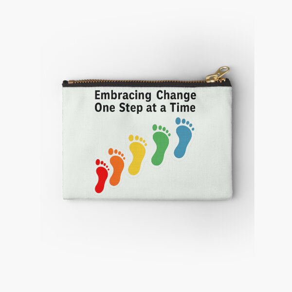 Item preview, Embracing Change Rainbow Footsteps designed and sold by Madeline Binder Art & Design.