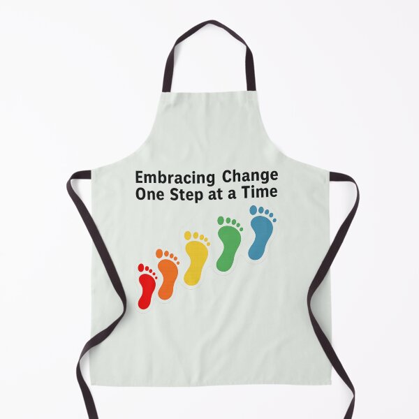 Item preview, Embracing Change Rainbow Footsteps designed and sold by Madeline Binder Art & Design.
