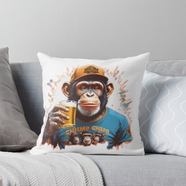 Item preview, Monkey with beer designed and sold by StreetsSouls.