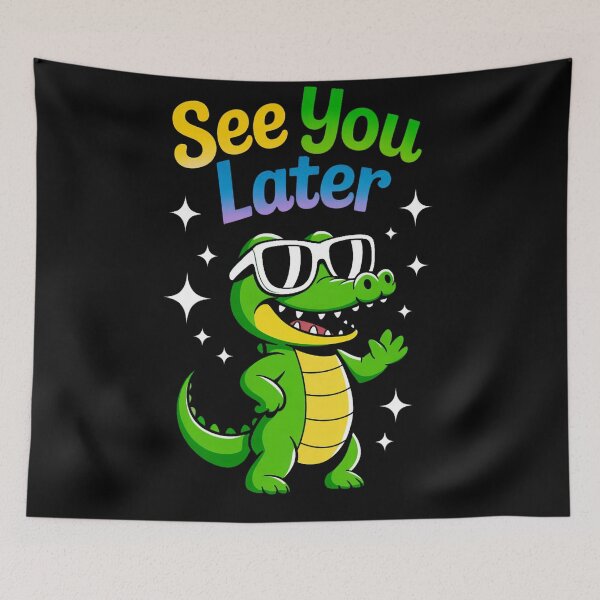 Item preview, See You Later, Crocodile designed and sold by YounexxART.