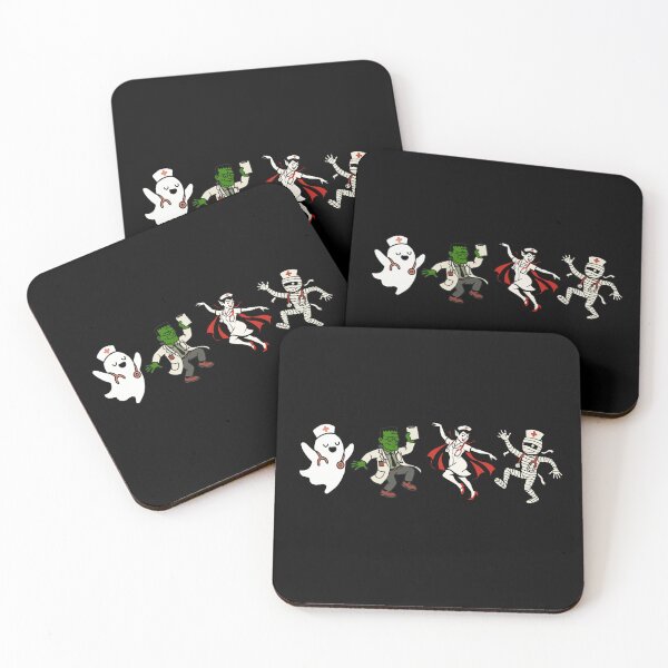 Item preview, ghost nurse halloween crew funny design designed and sold by Colorfulman.