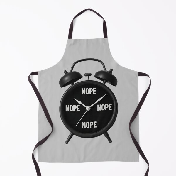 Item preview, Black nope alarm clock designed and sold by KajalGulgulia.