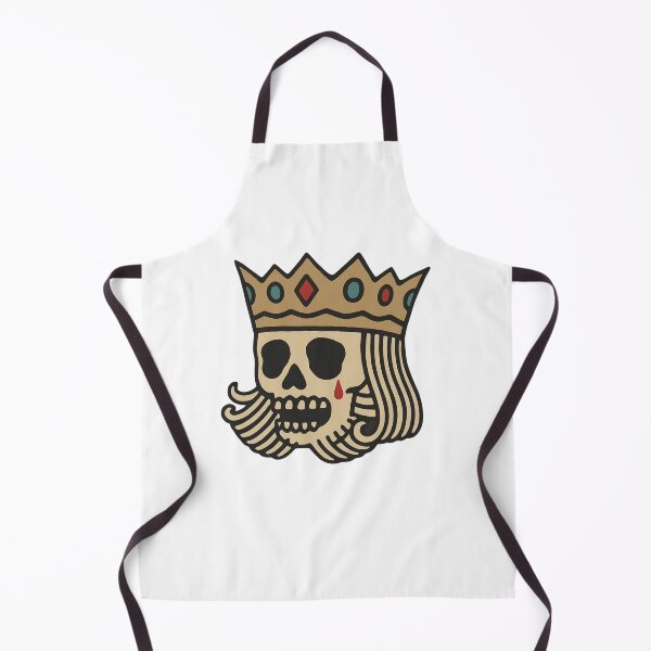 Item preview, Crying King Skull Chopper Biker Old School Tattoo designed and sold by RustBreaker.