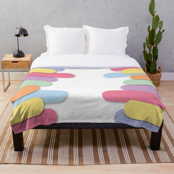 Aperçu de l'œuvre Motif tube pastel doux – Bandes arrondies abstraites créée et vendue par Vector Woofs.