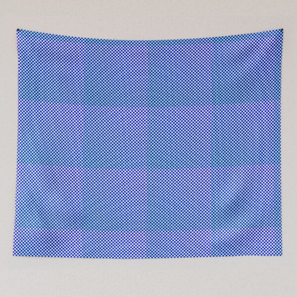 Item preview, Grid Gradient Plaid Blue 0003fff and Green 80ff81 designed and sold by Art in My Loft.