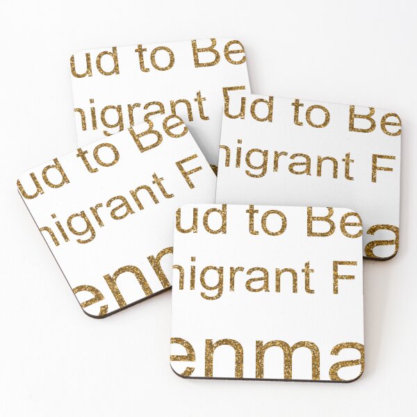 Item preview, PROUD TO BE AN IMMIGRANT FROM DENMARK SEQUIN designed and sold by TheIconSmith.