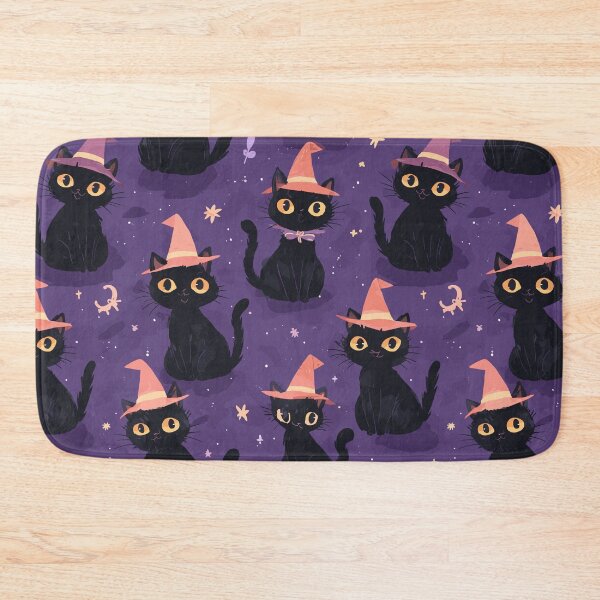 Item preview, Celestial Witchy Cat Pattern designed and sold by bapupa.