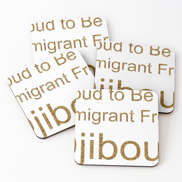 Item preview, PROUD TO BE AN IMMIGRANT FROM DJIBOUTI SEQUIN designed and sold by TheIconSmith.