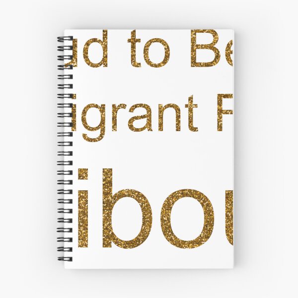 Item preview, PROUD TO BE AN IMMIGRANT FROM DJIBOUTI SEQUIN designed and sold by TheIconSmith.