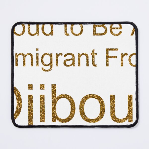 Item preview, PROUD TO BE AN IMMIGRANT FROM DJIBOUTI SEQUIN designed and sold by TheIconSmith.