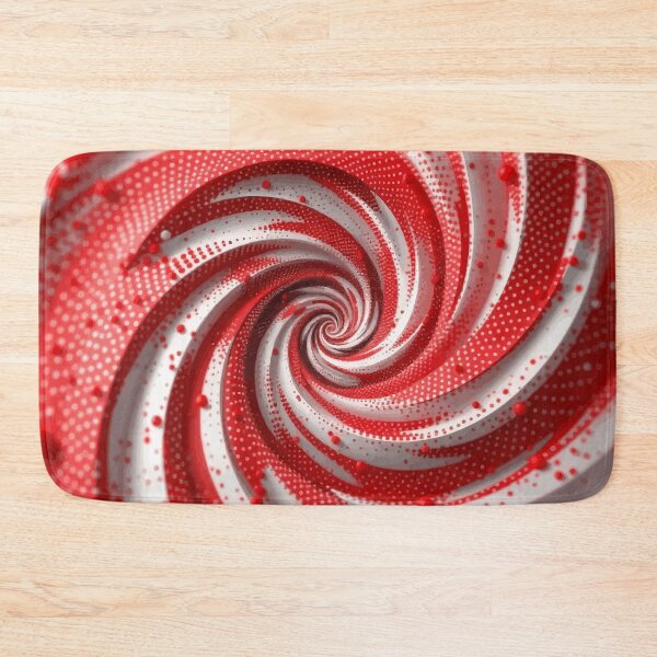 Item preview, Abstract Spiral  Red and White Fibonacci Art 231 designed and sold by Vicky Brago-Mitchell®.