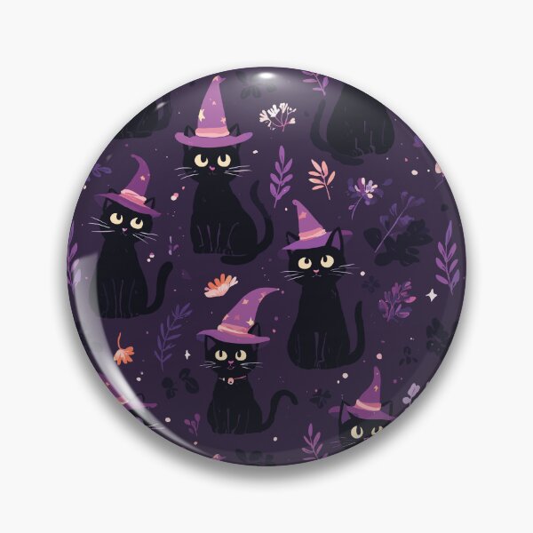 Item preview, Witchy Cat Pattern designed and sold by bapupa.