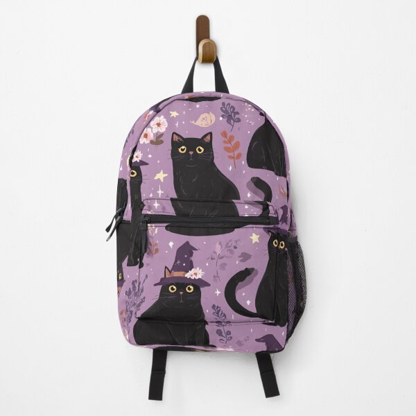 Item preview, Familiar Witchy Cat Pattern designed and sold by bapupa.
