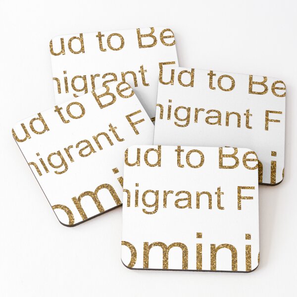 Item preview, PROUD TO BE AN IMMIGRANT FROM DOMINICA SEQUIN designed and sold by TheIconSmith.