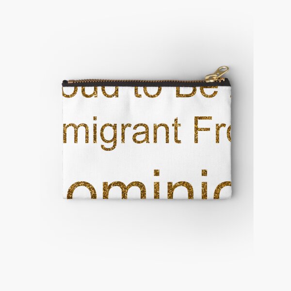 Item preview, PROUD TO BE AN IMMIGRANT FROM DOMINICA SEQUIN designed and sold by TheIconSmith.