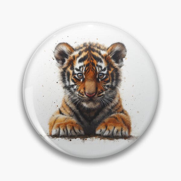 Item preview, Young Bengal Tiger Cub  designed and sold by MiraCleAI.