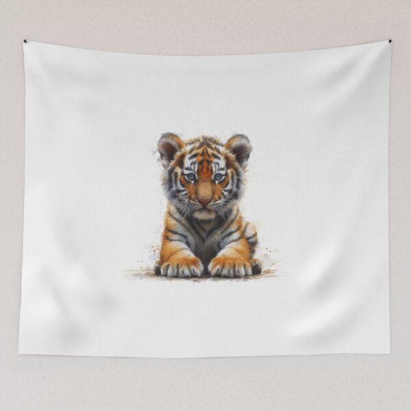 Item preview, Young Bengal Tiger Cub  designed and sold by MiraCleAI.