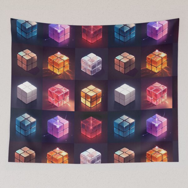 Item preview, Material Cube Collection – Luxurious 2x2 Rubik’s Cube Grid designed and sold by Windy-market.