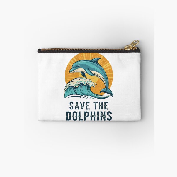 Item preview, Vintage Dolphin Protection Logo – Classic "Save The Dolphins" Design designed and sold by ART-POD-PL.