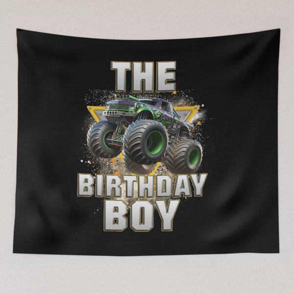 Item preview, Monster Truck Lover - The Birthday Boy - Birthday Party Gifts designed and sold by Har-vee.