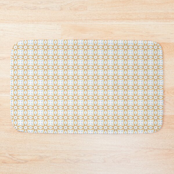 Item preview, Golden Starflower Seamless Pattern designed and sold by Merbuda.