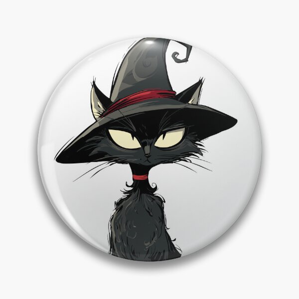 Item preview, Spooky Halloween Black Cat designed and sold by bapupa.