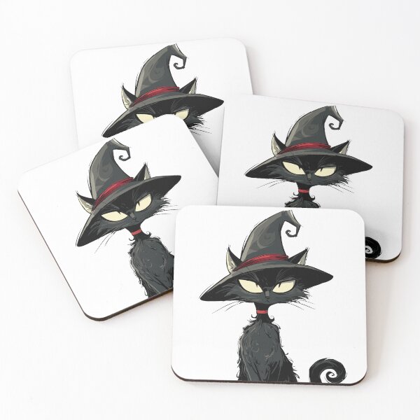 Item preview, Spooky Halloween Black Cat designed and sold by bapupa.