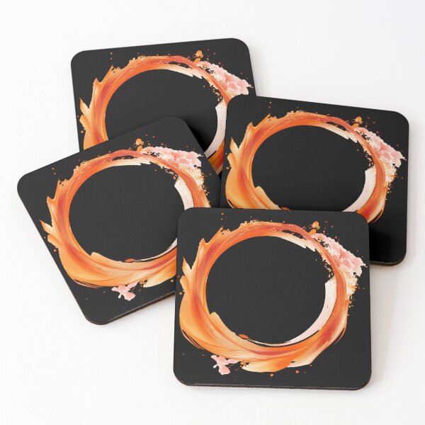 Item preview, Dynamic Fire Circle Art  Abstract Energy Ring  Vibrant Swirl Vortex Design designed and sold by SAMNagy.