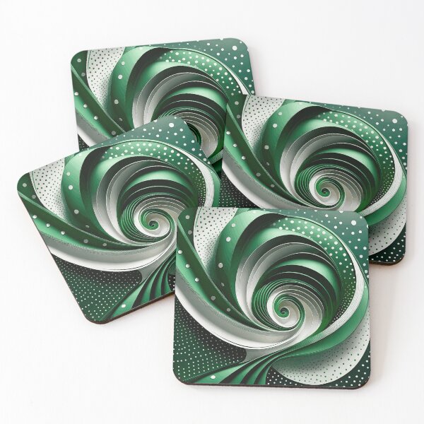 Item preview, Colorful Abstract Fibonacci Art 45 designed and sold by Vicky Brago-Mitchell®.