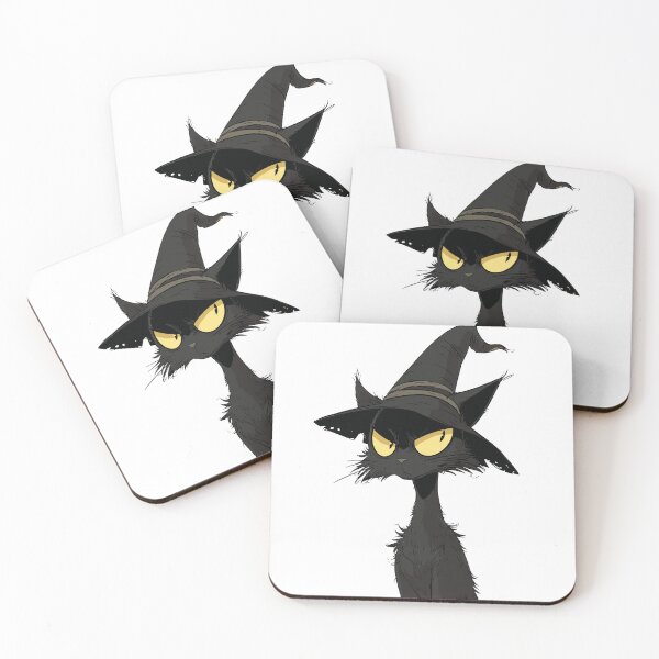 Item preview, Witchy Halloween Black Cat designed and sold by bapupa.
