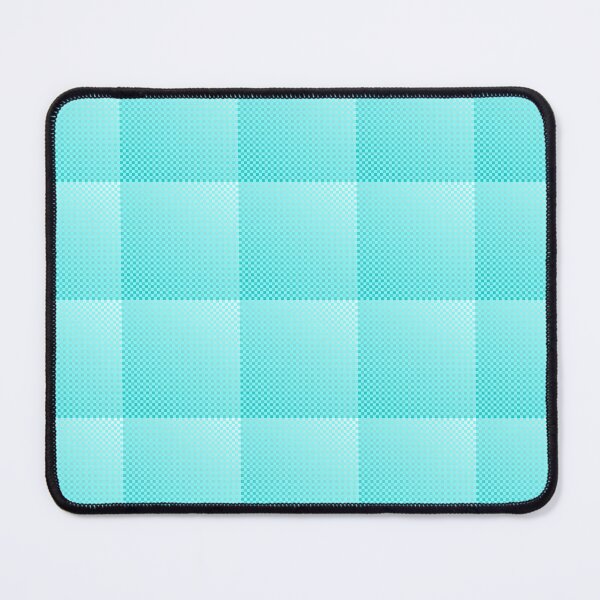 Item preview, Grid Gradient Plaid Cyan 00bfbf designed and sold by Art in My Loft.
