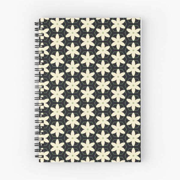 Item preview, Techno-Botanical Hex Pattern designed and sold by Merbuda.