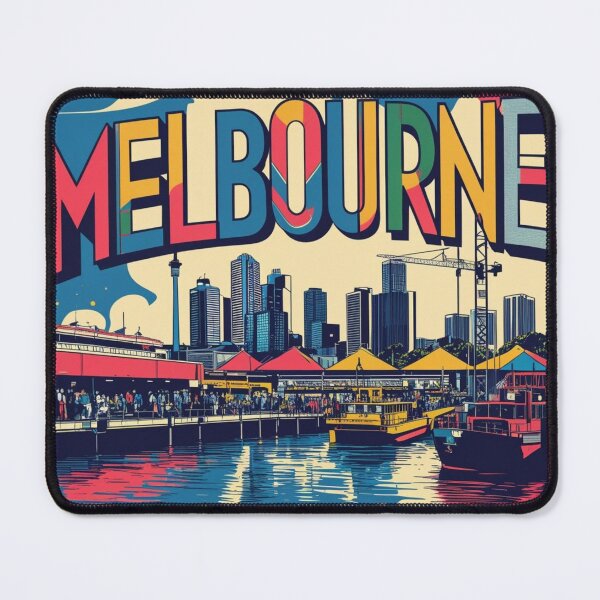 Item preview, Arte pop de Melbourne designed and sold by ArtsyTeegee.