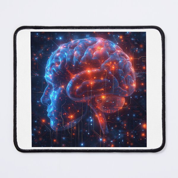 Item preview, Synaptic symphony: a vision of neural circuitry and technological fusion designed and sold by MiraCleAI.