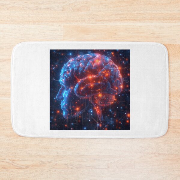 Item preview, Synaptic symphony: a vision of neural circuitry and technological fusion  designed and sold by MiraCleAI.