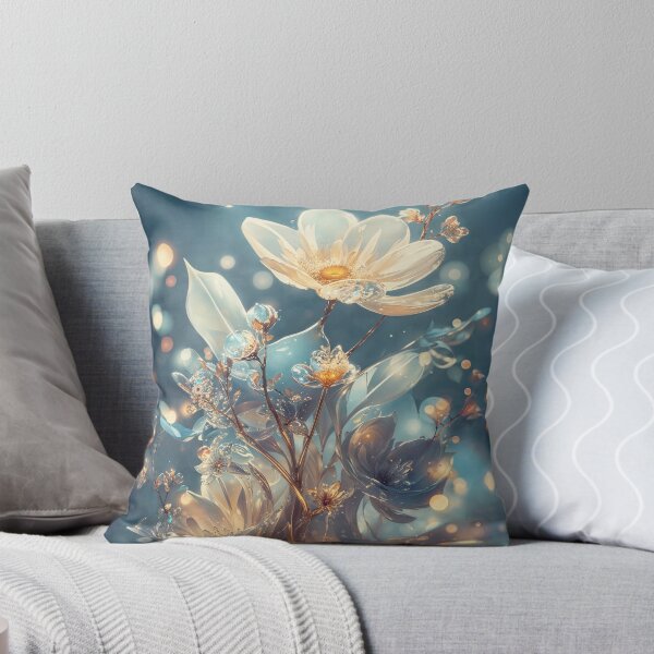 Item preview, Glass Bloom – Ethereal Crystal Flower Design designed and sold by Arjen Roos.