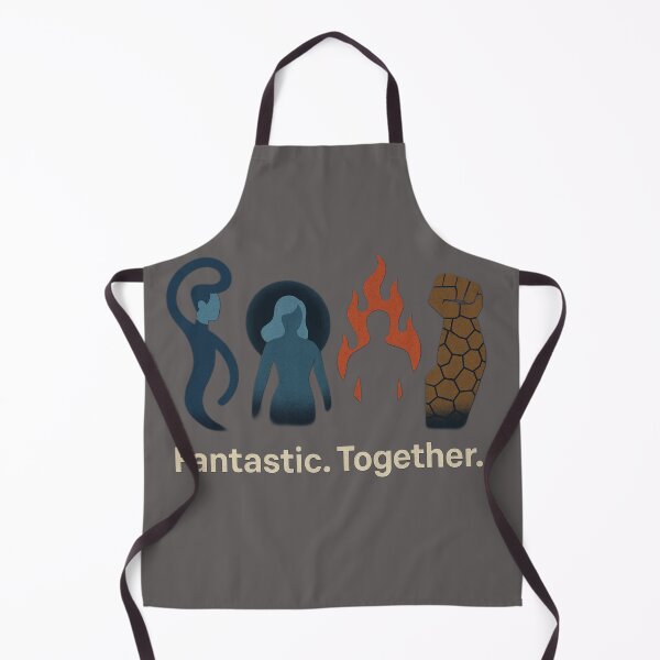 Item preview, Minimalist Superpower Silhouettes – United Elements Poster designed and sold by LoomisDreams.